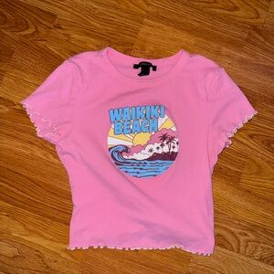 Forever 21 Pink Casual Tee